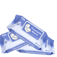 Lingettes humides jetables personnalisées avec logo, biodégradables, pH équilibré, papier toilette humide gaufré perlé, marque privée, vente en gros