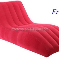 Sofá Inflable de PVC Acolchado para Dos Personas, Uso en el Hogar y Hoteles, para Todas las Estaciones