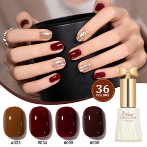 Miss Gooey Collection automne <span class=keywords><strong>hiver</strong></span> ensemble de vernis à ongles en gel 36 couleurs usine CE/CPNP vernis en gel sans Hema logo de marque personnalisé OEM - Product Image 3