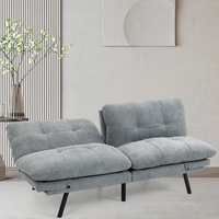 Causeuse Canapé Love Seat Canapés Bouton Tufté Rembourré Petit Canapé pour Chambre Solide et Facile à Installer Love Seats Meubles