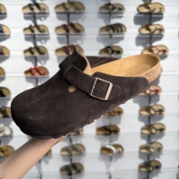 Mules en cuir pour hommes, sabots en daim, design à semelle en liège, pantoufles en gros pour hommes, logo personnalisé, à enfiler, confortables, en vrac