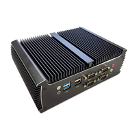 Châssis industriel embarqué INYUDA 2DDR4-3200 RAM 12e/13e génération I5/I7 double LAN 6*COM Slot M.2 2.5 pouces SATA HDD HD+VGA Display