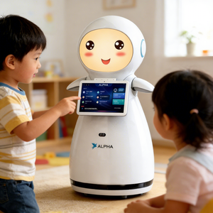 Robot de service adapté aux enfants avec interaction homme-machine |   Compagnon d'éducation précoce pour la maison et la chambre des enfants - Product Image 1