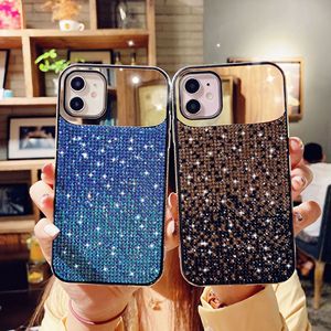 Funda de espejo de moda Ins para Iphone, 12 X XR XS Max 8 7 6, decoración de oro ostentosa con espejo de diamante de maquillaje - Product Image 1