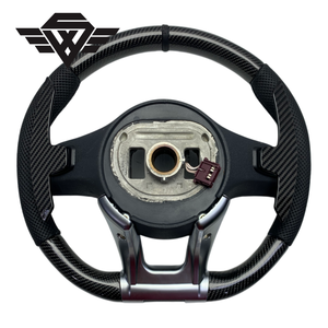 Volant en fibre de carbone pour Mercedes Benz W204 W213 2012 <span class=keywords><strong>2021</strong></span> <span class=keywords><strong>AMG</strong></span> 809 A35 A45 C63, style sport, vente directe d'usine - Product Image 6