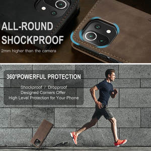 <span class=keywords><strong>Custodia</strong></span> CaseMe per Xiaomi 11 lite Cover per telefono con <span class=keywords><strong>custodia</strong></span> universale in pelle PU <span class=keywords><strong>custodia</strong></span> per <span class=keywords><strong>Redmi</strong></span> Note 11 5G mi 10 9 9t 8 Note <span class=keywords><strong>9s</strong></span> - Product Image 5