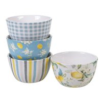 Nouvel ensemble de vaisselle en céramique de luxe haut de gamme à motif citron, en porcelaine fine, service de table