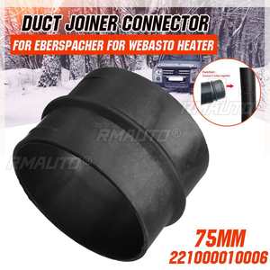 Conector de tubo de conducto de calefacción para coche de 75mm/60mm, unión de manguera para calefacción de estacionamiento diésel Webasto Eberspacher - Product Image 1