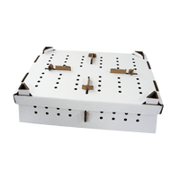 Boîtes en carton ondulé à double paroi pour le transport de poussins vivants d'un jour de âge