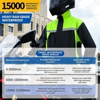 Ensemble de pluie pour moto, imperméable épais et étanche pour livraison, conduite en extérieur, vente en gros, OEM