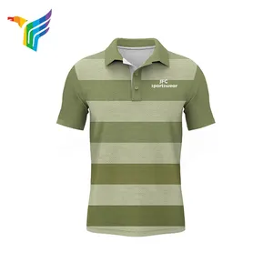 Guangzhou Factory dye sublimation printing mens polo shirt