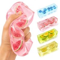 Vaseline Fruit Stick Squishy, vormbaar zintuiglijk fidget-speeltje voor kinderen & tieners, jellytextuur met watermeloen, cadeau & party-favour
