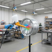 Système complet de peinture en poudre haute efficacité pour usine, avec pistolet de pulvérisation