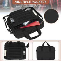 Étui de transport pour boules de billard, sangle d'épaule réglable, matériau en polyester, fermeture à glissière, sac de voyage résistant à l'eau, noir