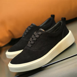 Zapatos informales para hombre versión coreana de alta calidad que combinan con todo cuero esmerilado de moda con aumento de altura y característica impermeable - Product Image 5