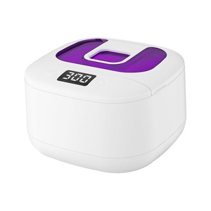 เครื่องทำความสะอาดอัลตราโซนิกที่กะทัดรัดแต่ทรงพลัง: ทำความสะอาดสิ่งของที่ละเอียดอ่อนอย่างล้ำลึกในเวลาไม่กี่นาที เหมาะสำหรับแว่นตา ฟันปลอม มีดโกน - Product Image 1