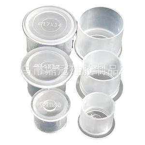 Tattoo Ink Cup With Base Disposable Plastic Permanent Makeup Accessories 17x14 14x12 11x10 - Product Image 1