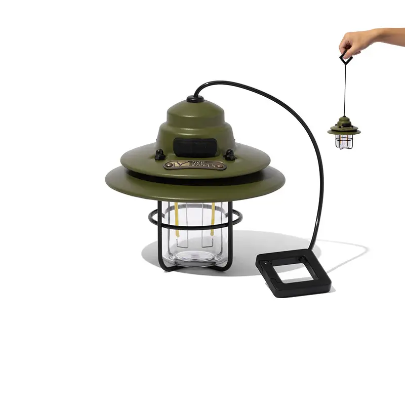 MOBI GARDEN Factory Direct Selling Camping Lamp Outdoor Multifunctional Portable Retro Chandelier