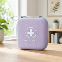 Trousse de premiers secours pour voiture en EVA, boîte de rangement portable d'urgence pour extérieur, organisateur d'équipement de sauvetage 12x12x5cm, personnalisable