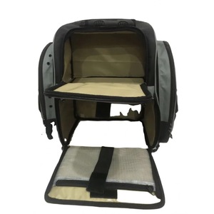 Sac à dos de pêche grande capacité BSCI, étanche, avec housse de protection contre la pluie et 4 boîtes de rangement pour leurres - Product Image 6