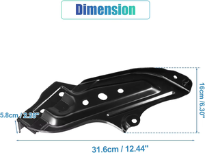 KIT de carrocería de nueva condición, soporte interior de parachoques delantero limitado de acero Compatible con Toyota 4RUNNER para 4RUNNER 2014-2020 - Product Image 4