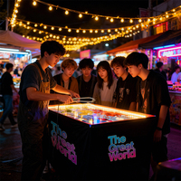 Carnival Great World Game : Jeu de compétences interactif en métal, Défi d'adresse électrique, Parcs de trampolines, Parc d'aventure, Centre commercial