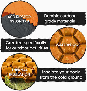 Сверхлегкий надувной матрас для кемпинга - Product Image 4