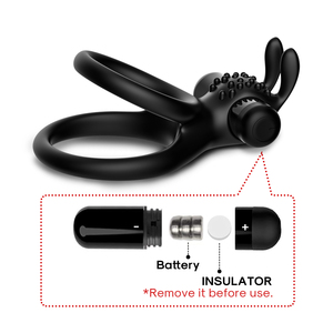 Anello Penieno per Uomo con Stimolazione Ritardante, Vibratore Più Potente, Resistente all'Acqua, Anelli di Bloccaggio Maschili - Product Image 4