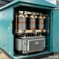 Station de transformateur extérieure compacte préfabriquée et personnalisable en acier Zhong'an Electric Industrial 12kV 630A-1250A IP40