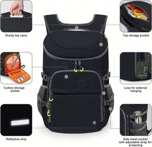Waterproof 30 Cans Lightweight Insulated <b>Backpack</b> <b>Cooler</b> Leak Proof Soft <b>Cooler</b> Bag Custom Logo Brand for Beach Travel Camping - Product Image 3