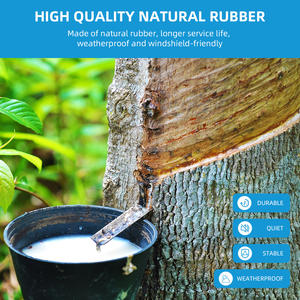 Éxito de Ventas Plumilla Limpiaparabrisas Híbrida de Calidad Superior con Gancho en U Universal para Automóvil, Productos de Limpieza, Accesorios Exteriores de Caucho Natural - Product Image 2