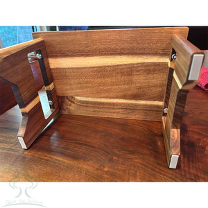 Mensola da <span class=keywords><strong>cucina</strong></span> in legno di acacia <span class=keywords><strong>per</strong></span> bancone, organizer <span class=keywords><strong>per</strong></span> stazione caffè, scaffale rialzato in legno <span class=keywords><strong>per</strong></span> bancone <span class=keywords><strong>cucina</strong></span> e bagno - Product Image 3