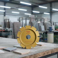 Meule diamantée à bord rond pour machine à meuler le marbre