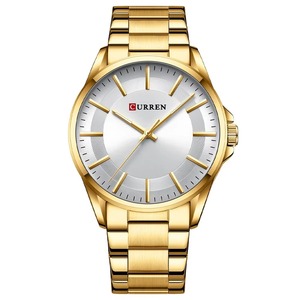 Montre à quartz pour homme, rétro, en acier inoxydable, grand cadran, sportive, étanche, légère, tendance - Product Image 1