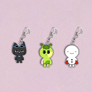 Llavero Colgante de Moda con Diseño Personalizado de la Serie de Dibujos Animados BOYNEXTDOOR BBNEXDO, Impresión UV en Acrílico de Alta Calidad - Product Image 3