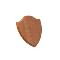 Plaque de récompense vierge en bois massif avec socle, taille personnalisée, pour trophées, médailles, badges, emblèmes - Vente en gros