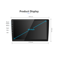 Reproductor Android para Auto Topnavi TS7, Pantalla Táctil de 9 Pulgadas, Reproductor Multimedia GPS Universal de 2 Din para Auto, Android TS7 para Auto