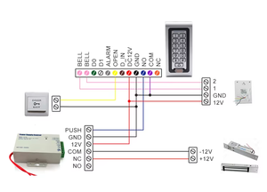 WIFI Tuya APP 금속 키패드 <span class=keywords><strong>RFID</strong></span> 카드 도어 액세스 제어 독립형 액세스 컨트롤러 시스템 스마트 장치 - Product Image 4