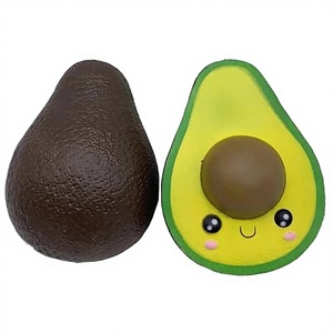 NOUVEAU Jouet anti-stress en PU en forme d'avocat - Super doux, pour soulager le stress, jouet de thérapie de bureau unisexe, cadeaux promotionnels - Product Image 2