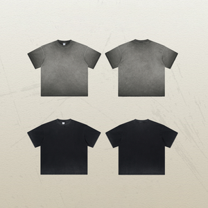 เสื้อยืดวินเทจผ้าคอตตอนแท้ หนัก 275 กรัม เสื้อยืดผู้ชาย ผลิตตามสั่ง ไซส์อเมริกัน ปักโลโก้ - Product Image 6