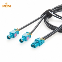 Câble Ethernet automobile 2-en-1 Mini Fakra femelle vers 2x Fakra mâle Rosenberger AMK12B-1M4Z5-Z vers 59Z114-000-Z pour véhicule