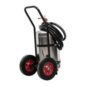Estintore su Carrello in Acciaio Inossidabile Anticorrosione 25L/50L/100L - Product Image 4