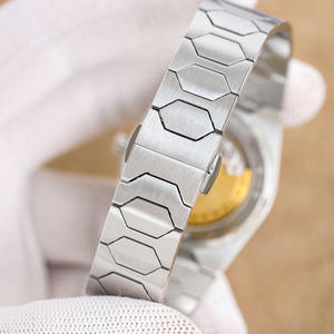 Reloj Mecánico Automático para Hombre, Correa Integrada de Acero Inoxidable, Esfera Azul, Visualización de Fecha, Reloj de Pulsera para Oficina y Uso Casual - Product Image 3