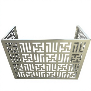 Grille décorative en métal pour conduit d'air, panneau à lamelles pour système de climatisation, couverture de conduit pour mur et plafond - Product Image 1