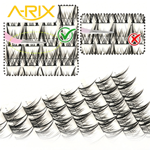 A-RIX All Day Beauty, Travel Friendly Skin Friendly Wispy Natural Eyelash <b>Clusters</b>, Manga Effect, 3 Min Long Lasting Hold - Product Image 4