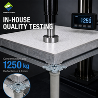 Lantai Akses Terangkat Modern Anti-Statik Berbahan Aluminium Alloy dengan Lapisan PVC 600x600 ESD untuk Ruang Bersih Pusat Data SENMAI