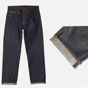 High Quality Japanese Selvedge <b>Denim</b> Jeans Heavyweight 100% Cotton Indigo Raw Selvedge Jeans Casual Straight Fit Jeans Men - Product Image 1