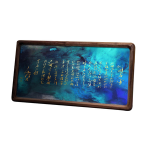 Peinture de paysage en <span class=keywords><strong>cuivre</strong></span> sculptée à la main de luxe moderne Cadre de décoration de salon et de maison - Product Image 4