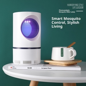 Lampe anti-moustiques silencieuse rechargeable à lumière bleue-violette, forte puissance photocatalytique, style simple, série Sky Eye, modèle Wind - Product Image 5