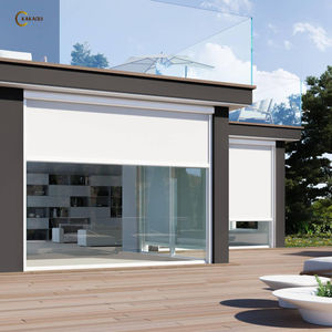 Persianas enrollables horizontales eléctricas personalizadas con cremallera, para exteriores, tamaño patio, protección solar, impermeables, de aluminio, modernas, con 10 años de garantía. - Product Image 6
